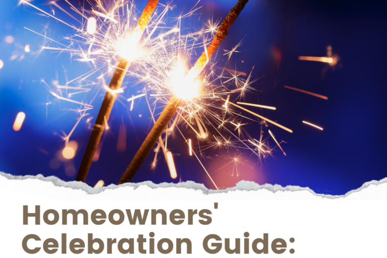 Clear View Inspection Group Homeowners’ Celebration Guide_ Safe Fireworks Tips Close-up of sparklers emitting bright sparks against a blue background
